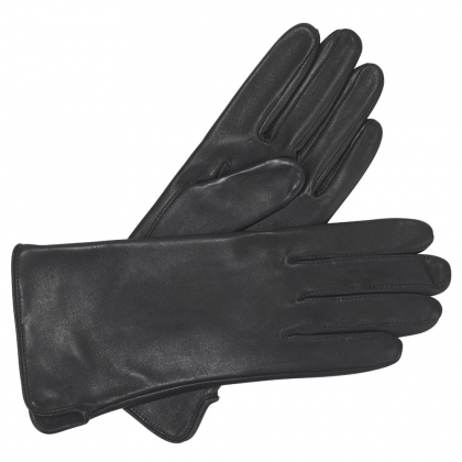 Women's Smooth Leather Wrist Gloves