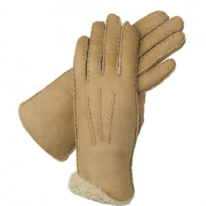 Women's Shearling Suede Gloves