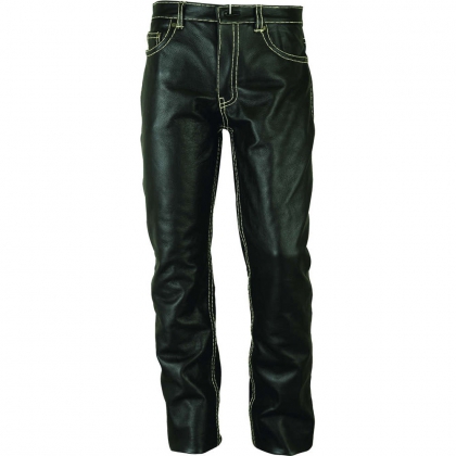 Men's Classic Five-Pocket Leather Jeans