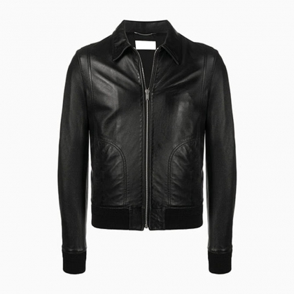 Classic Black Leather Jacket