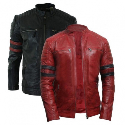 Motorbike Leather Jacket